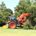 Can a tractor be used to clear land?