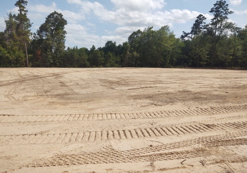 What is manual land clearing?